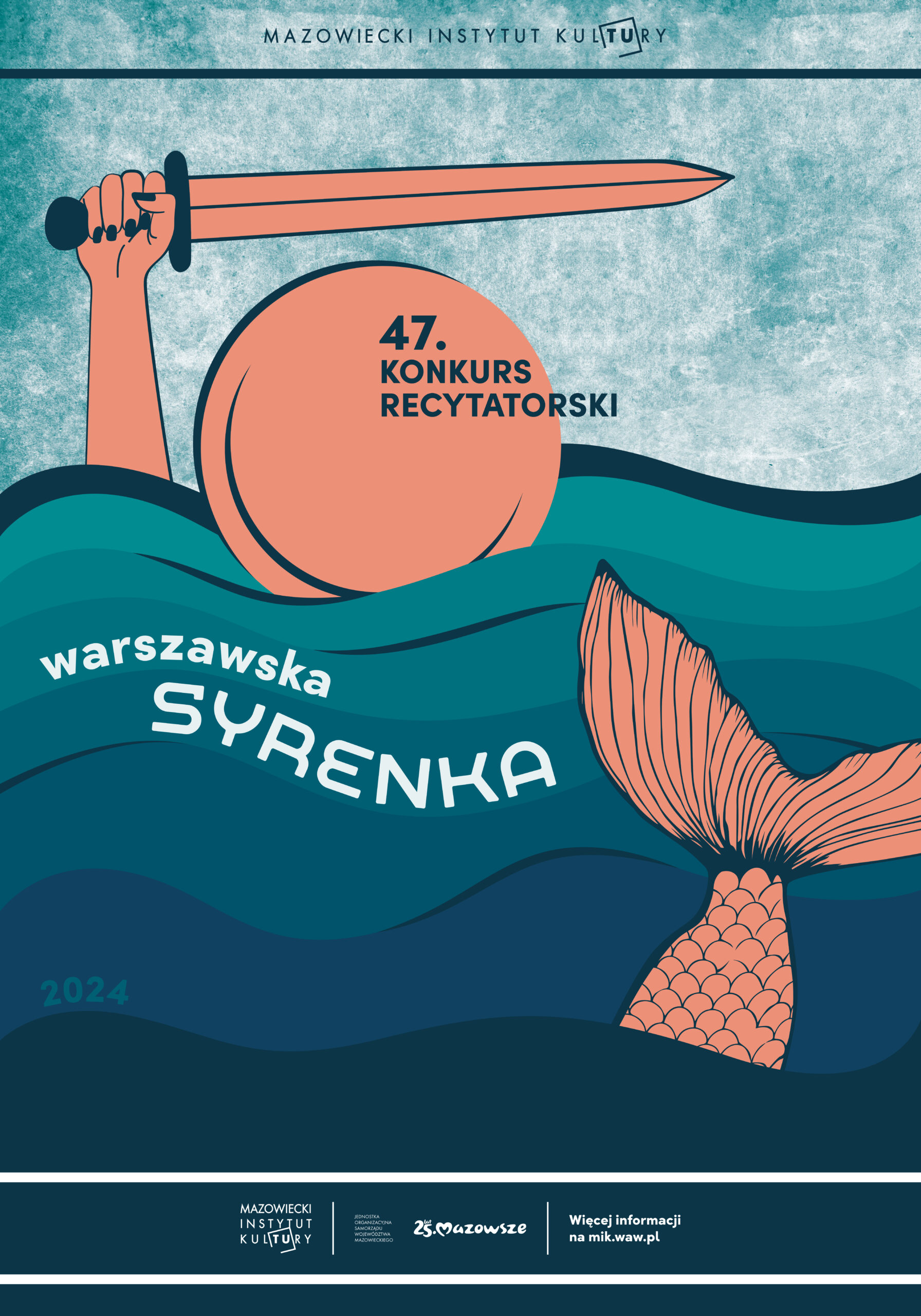 plakat warszawska syrenka 2024 konkurs duzy plik scaled